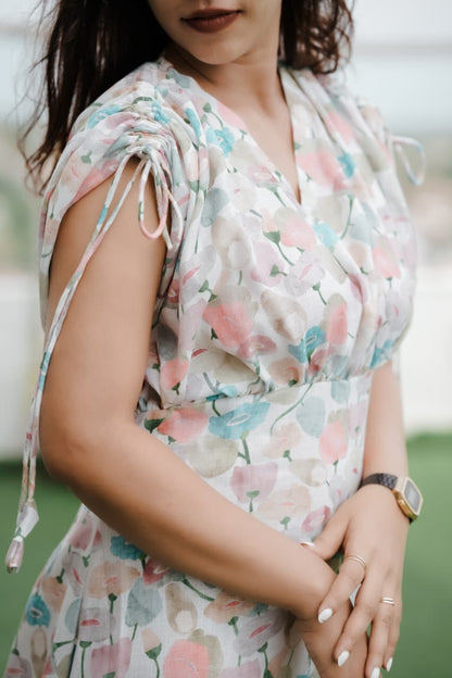 floral midi dress
