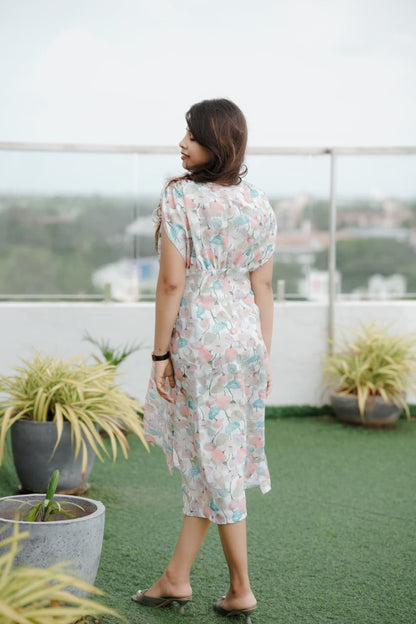 floral midi dress