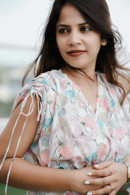 floral midi dress